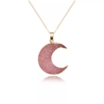 Roze maanketting